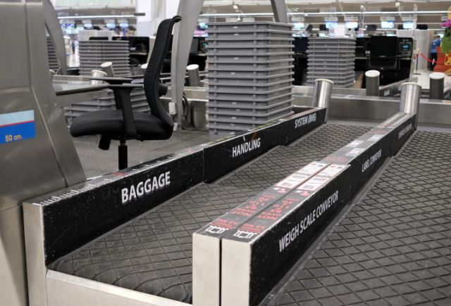 Installation complète au départ des bagages au et hors formats