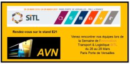 Rencontrez nos équipes sur le SITL 26 au 28 Mars -Porte de Versailles - Pavillon 1 - stand E21