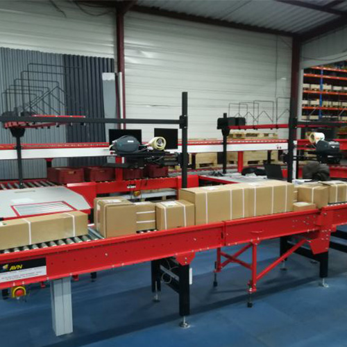 Installation de préparation de commandes