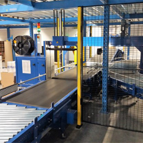 Ligne automatisée d'expédition pour la préparation de commande