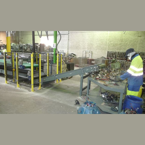 Ligne complète de démantèlement DEEE