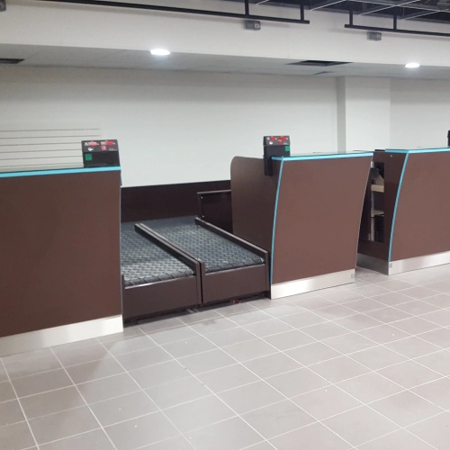 Installation convoyeur pour les arrivées des bagages