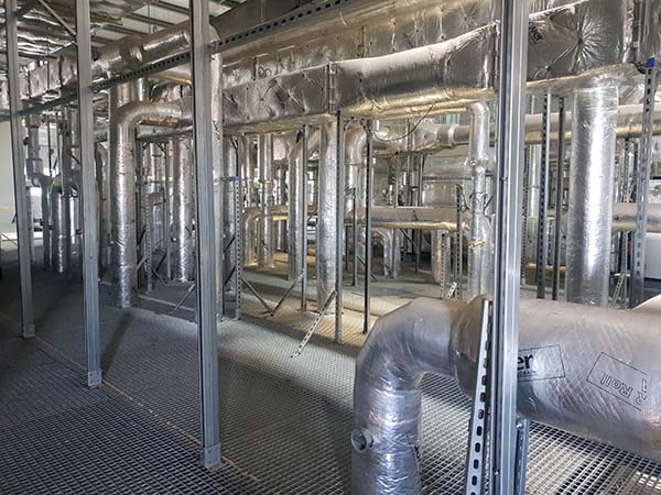 Custom heating and ventilation systems for building